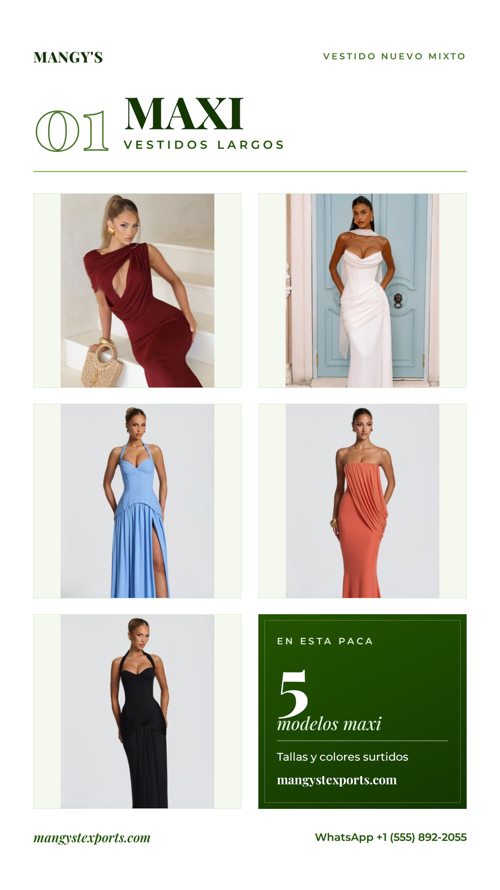 Vestido Nuevo Mixto