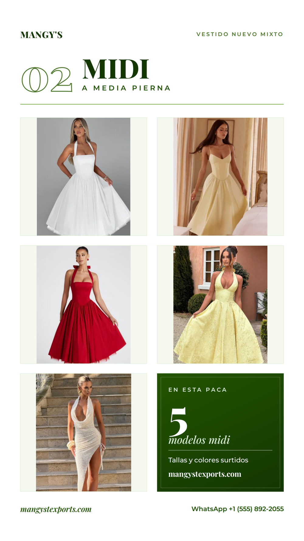 Vestido Nuevo Mixto