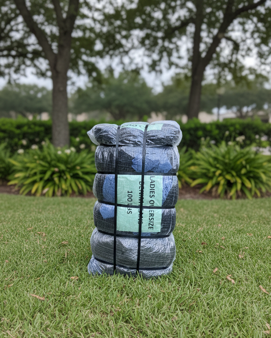 Ladies Oversize Denim Jeans #1