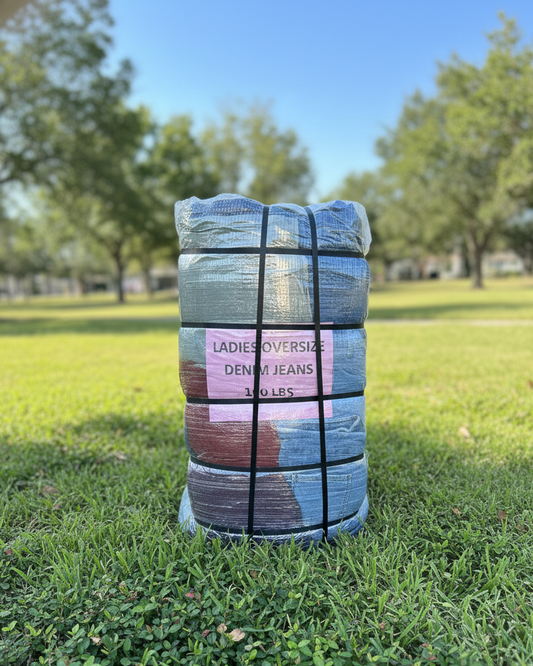 Ladies Oversize Denim Jeans #2