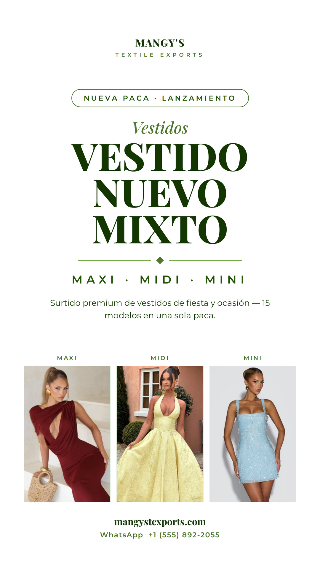 Vestido Nuevo Mixto