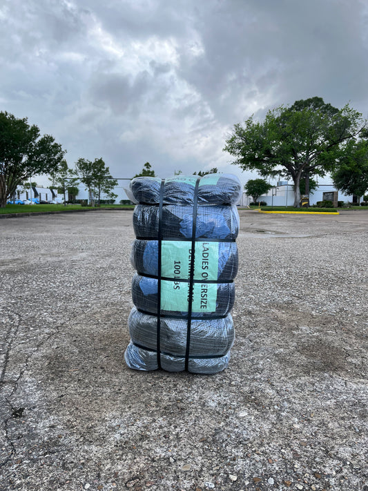 Ladies Oversize Denim Jeans #1